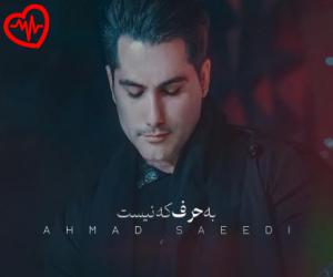 دانلود آهنگ آهنگ به حرف که نیست از احمد سعیدی به همراه متن ترانه - کاور اصلی