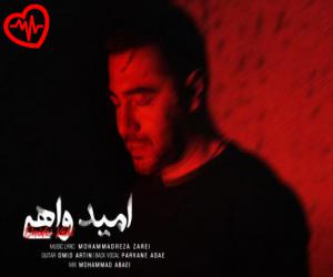 کاور آهنگ امید واهی از محمدرضا زارعی به همراه متن ترانه اثر محمدرضا زارعی